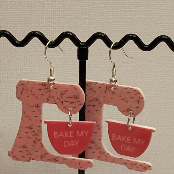 Baking Earring, Cook Earring, Chef Earring, Funny Food Earring, Gift Idea, Bake - Picture 3 of 7